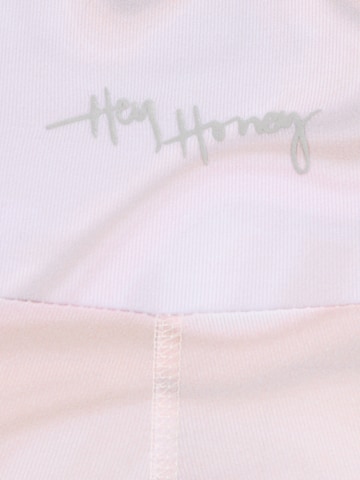 Hey Honey Skinny Sportbroek in Roze