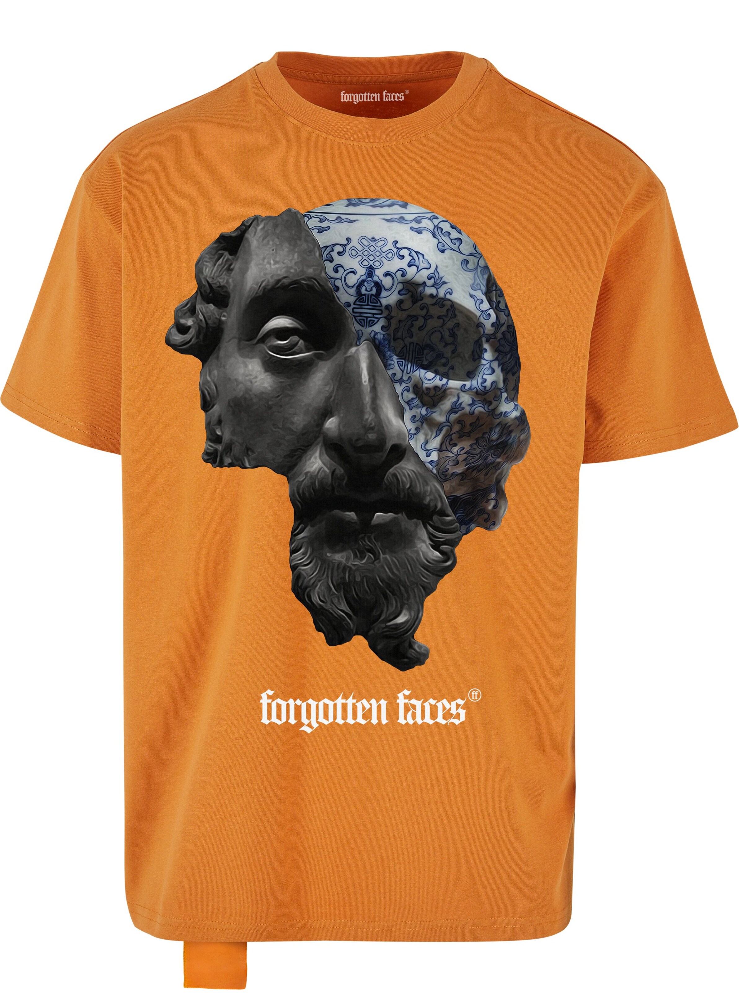Forgotten Faces Shirt 'Aurelius' in Orange: front