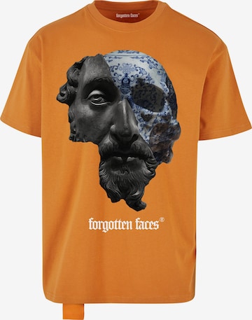 Tricou 'Aurelius' de la Forgotten Faces pe portocaliu: față