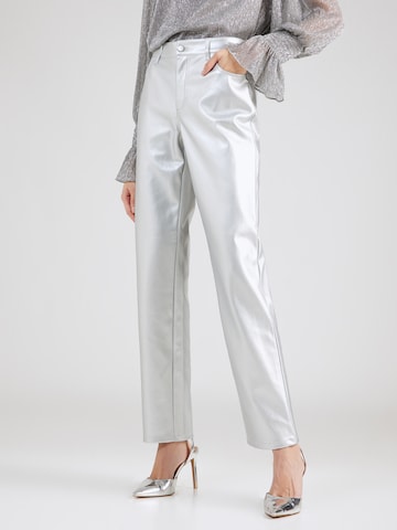 b.young Regular Pants 'DEASI' in Silver: front
