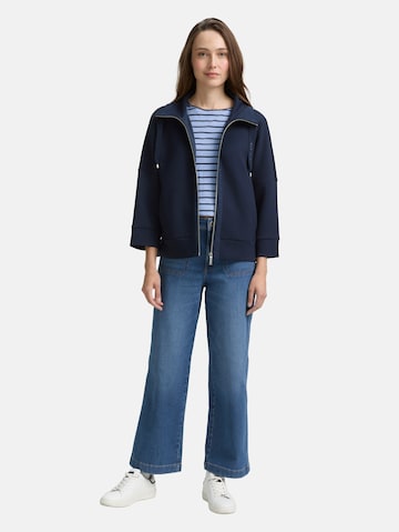 TOM TAILOR Sweatvest in Blauw