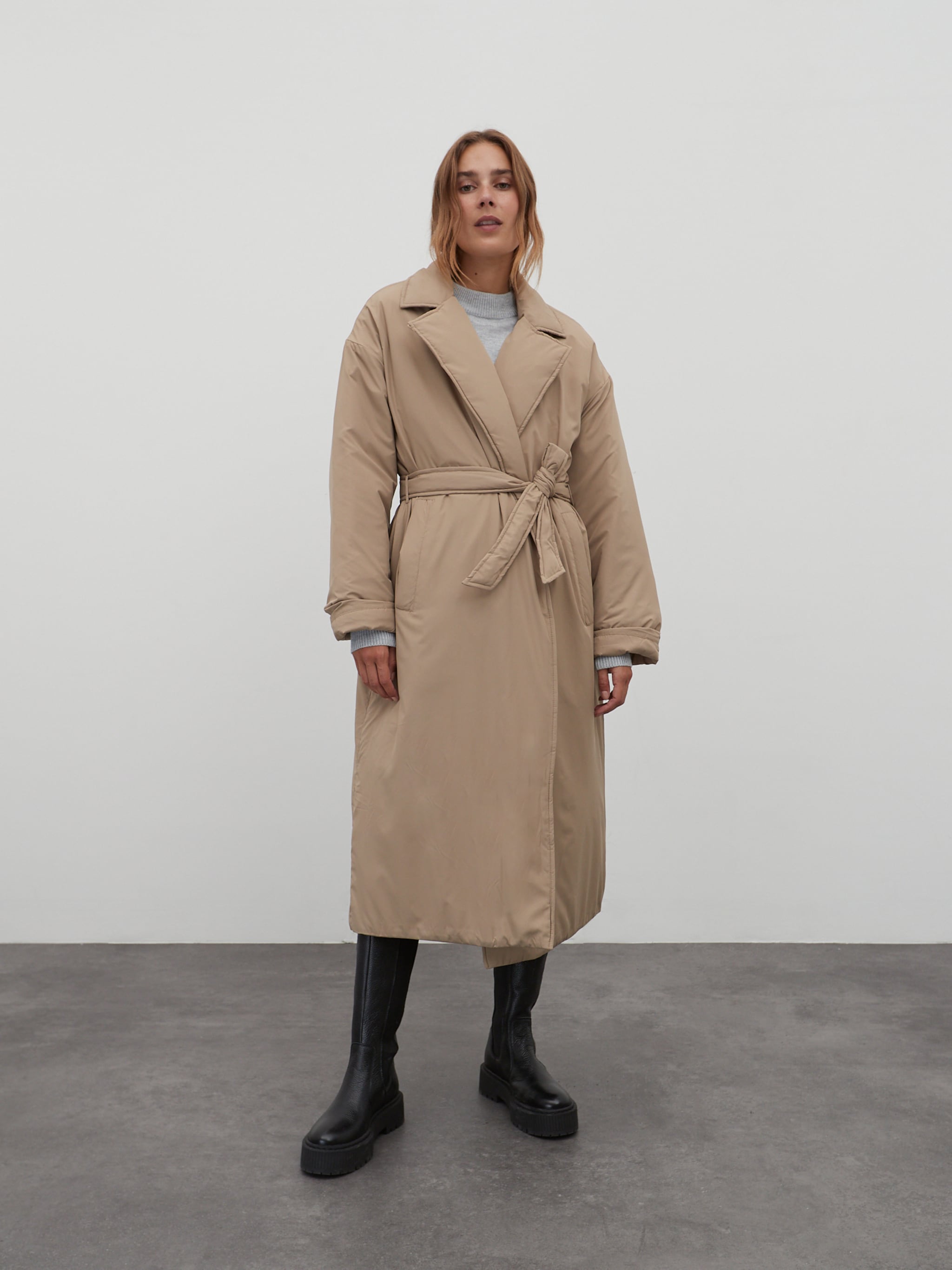 EDITED Producten Wintermantel 'Yuki' Kaki