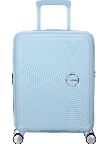 American Tourister Trolleyväska 'SOUNDBOX SPINNER 55/20 TSA EXP' i blå: framsida