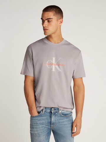 Calvin Klein Jeans Μπλουζάκι σε γκρι: μπροστά