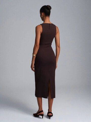 Dilvin Dress 'Midi' in Brown