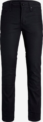 JACK & JONES Slimfit Jeans 'Tim' in Zwart: voorkant