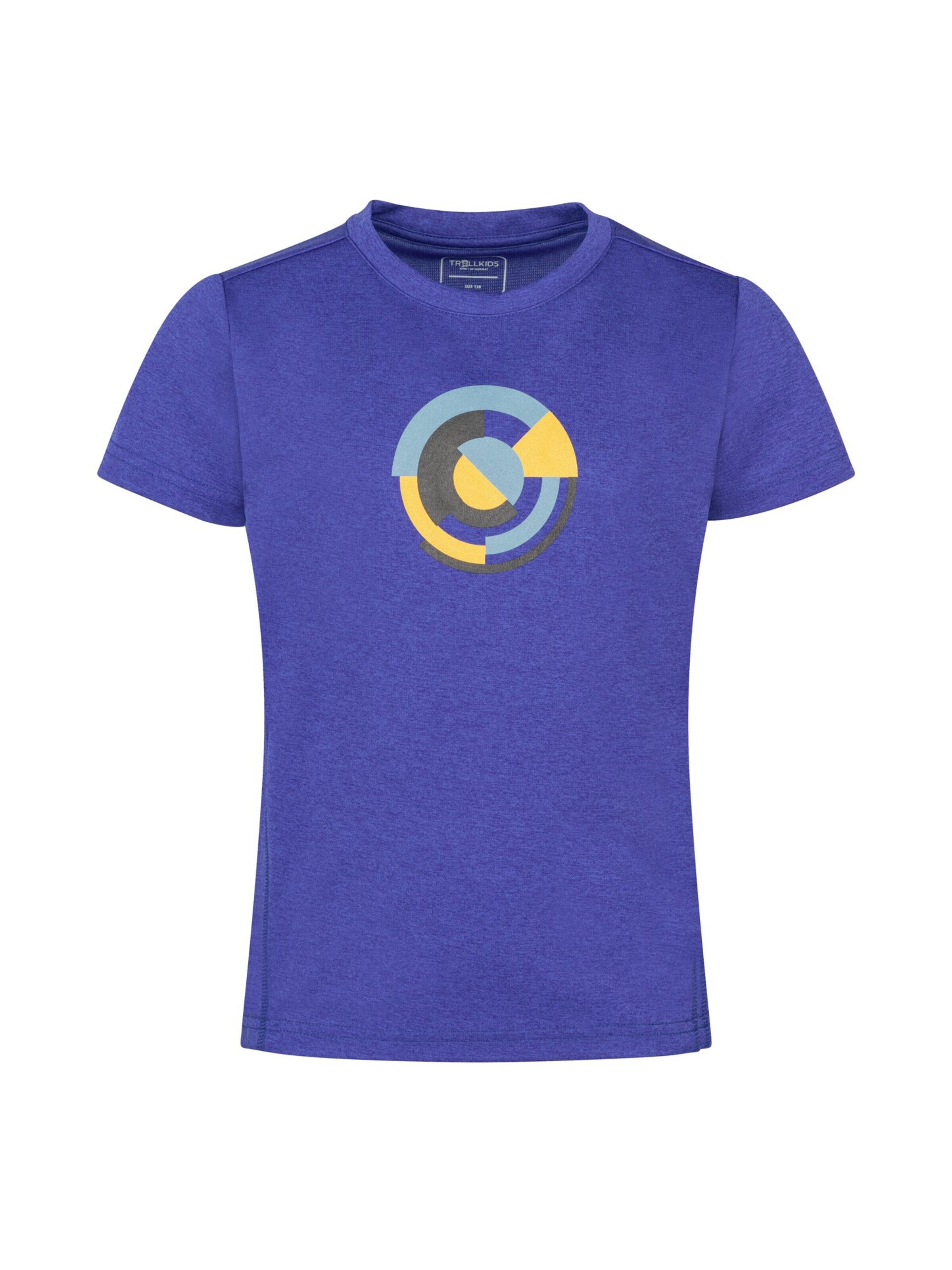TROLLKIDS Performance Shirt in Blue: front