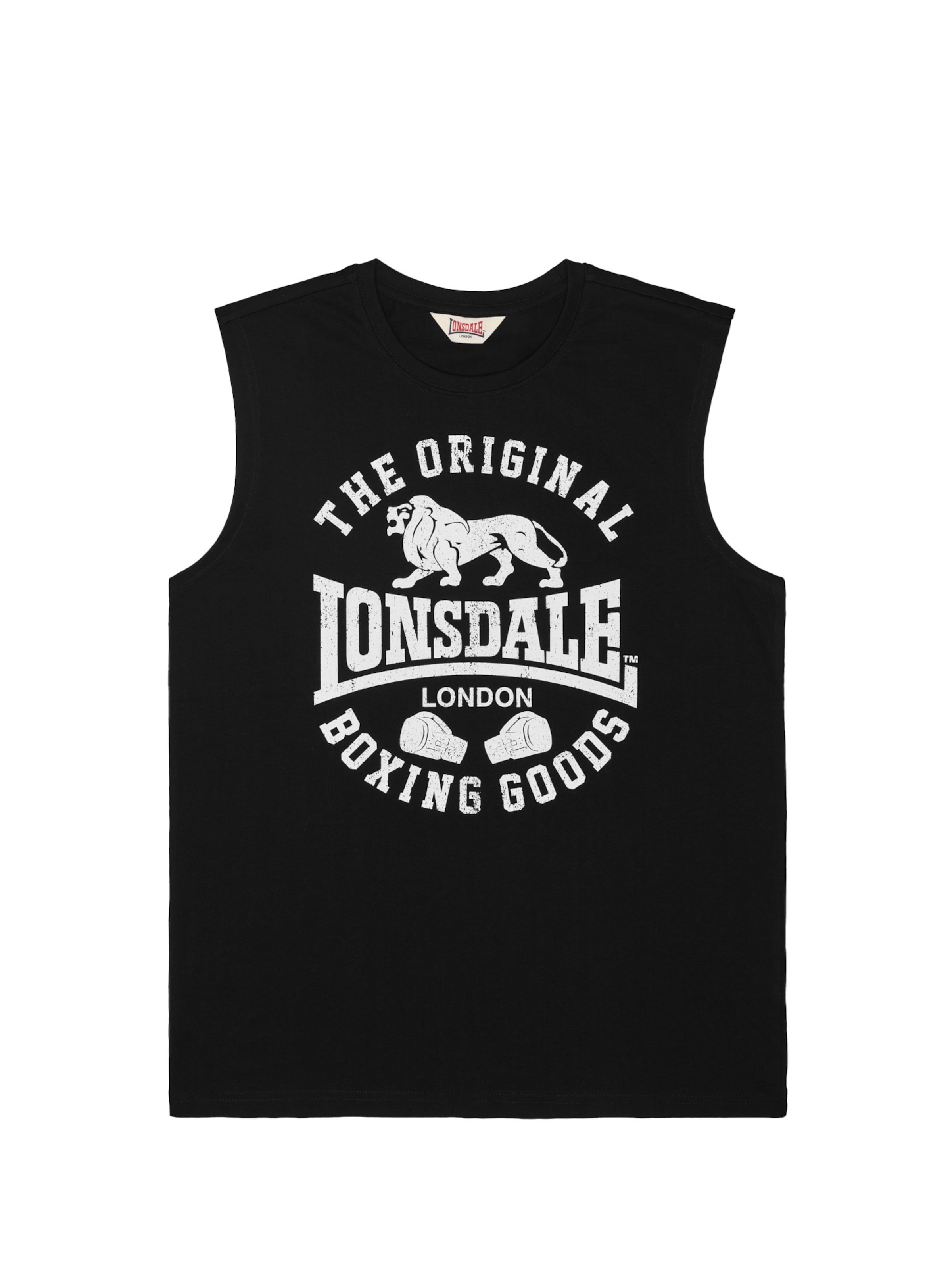 T-Shirt 'Boldron' LONSDALE en noir : devant