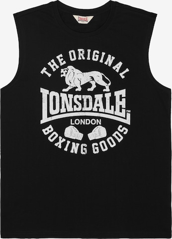 LONSDALE Paita 'Boldron' värissä musta: etupuoli
