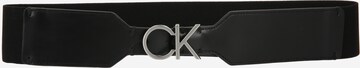 Ceinture Calvin Klein en noir : devant