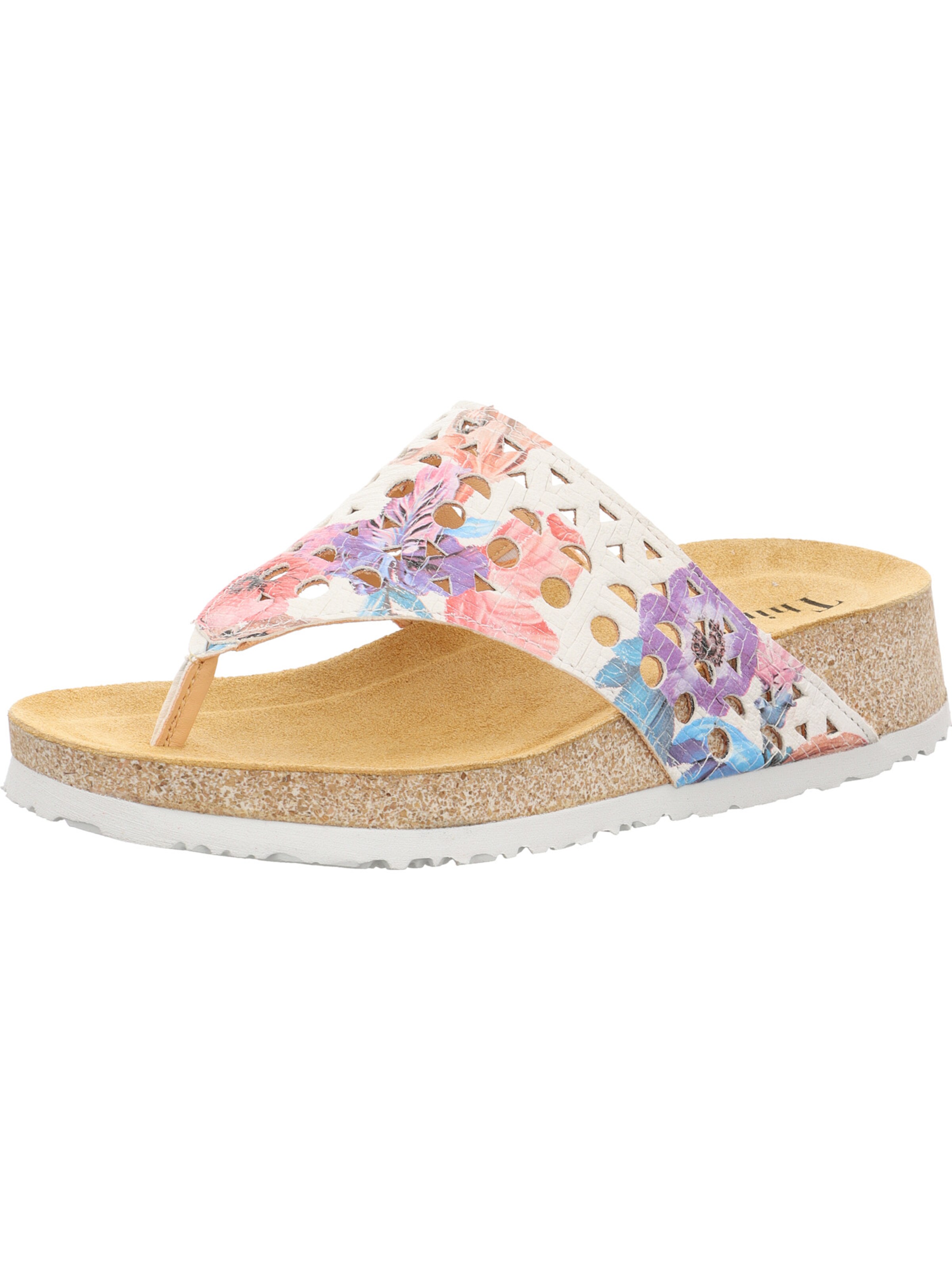 THINK! T-Bar Sandals 'Koak' in Beige: front