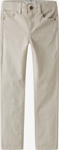 NAME IT Slimfit Jeans 'NKMTheo' in Grijs: voorkant