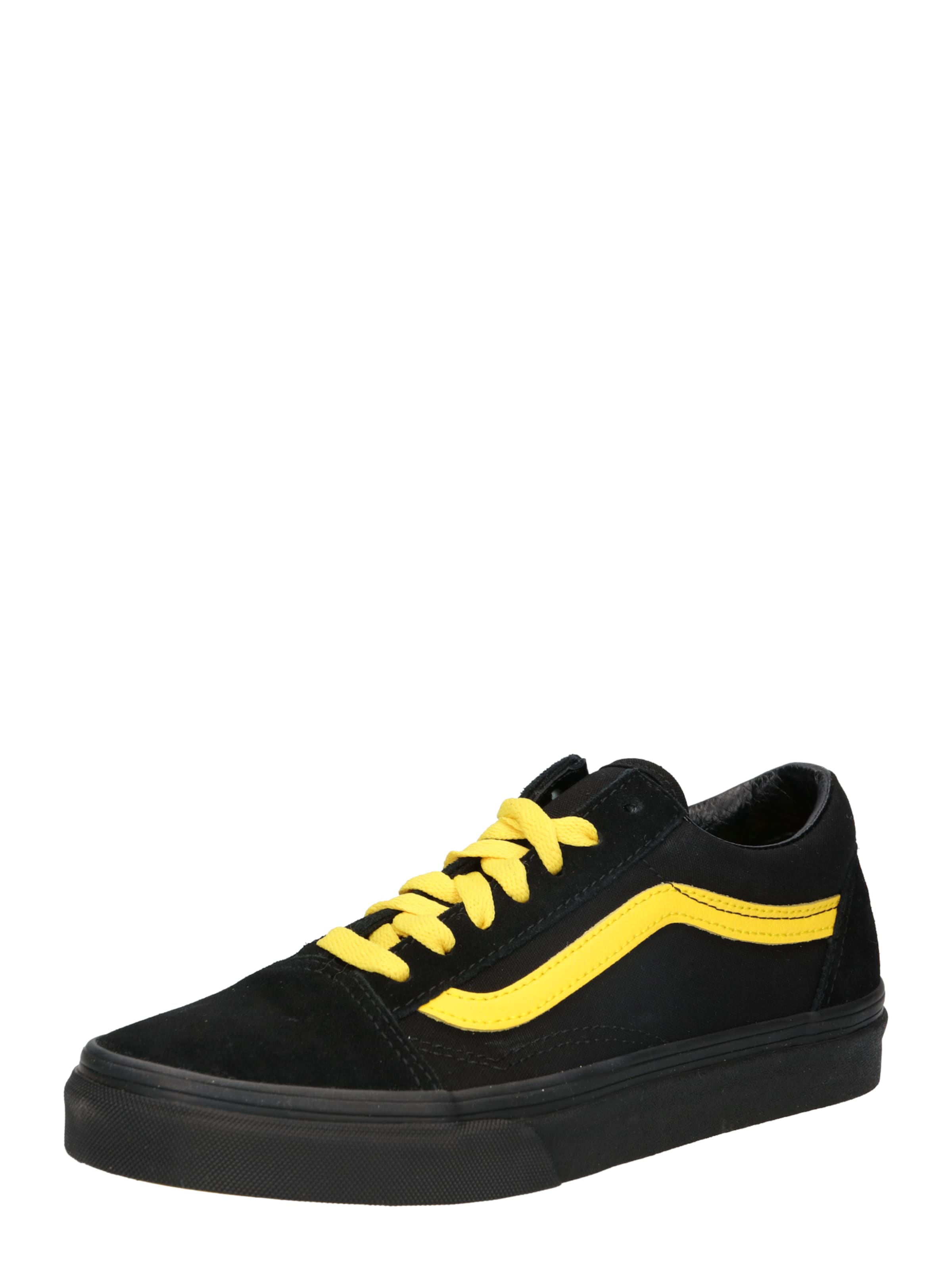 vans jaune noir