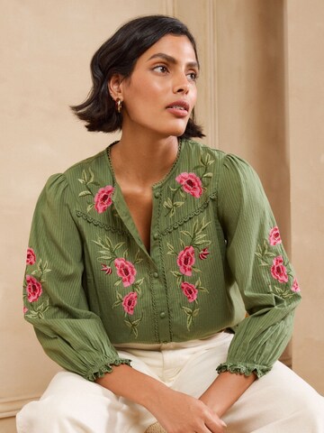 love & roses Bluse i grøn