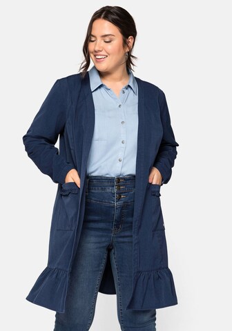 Manteau mi-saison SHEEGO en bleu : devant