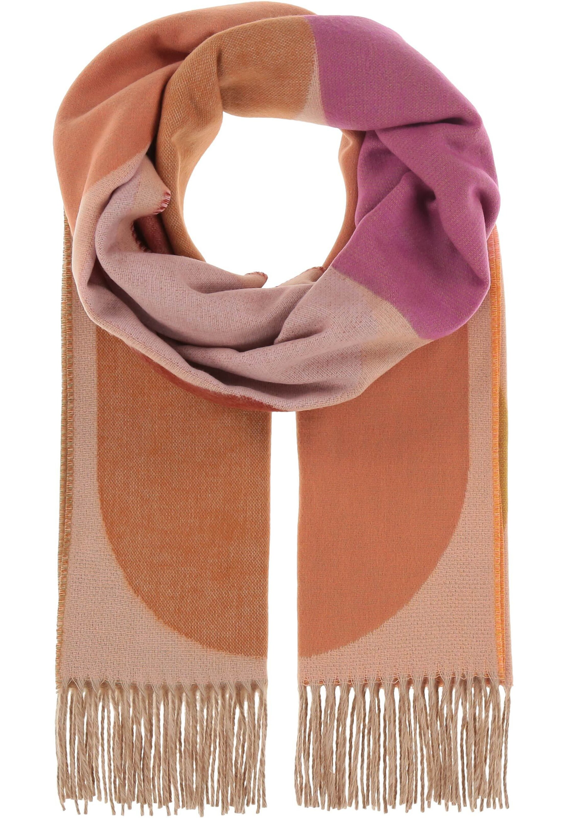 FRAAS Schal in Orange: Vorderseite