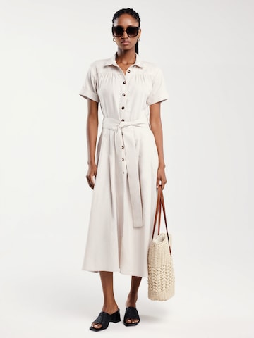 BIG STAR Shirt dress 'Okire' in Beige: front