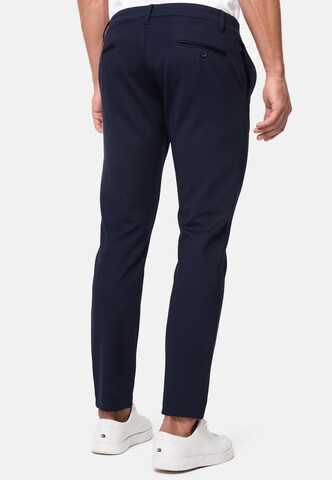 JEFF Slimfit Chinohose 'Burch' in Blau