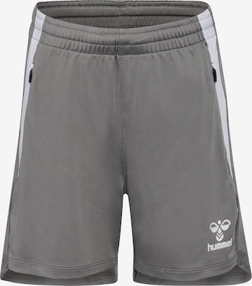 Hummel Regular Sportshorts 'Lead 2.0' in Grau: Vorderseite