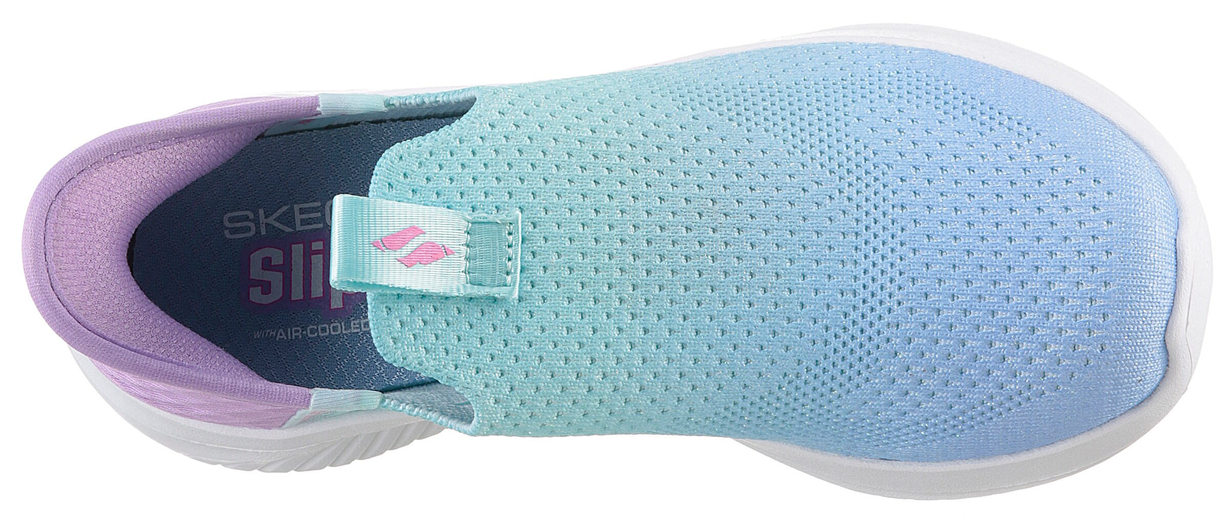 Skechers Kids Slip On in Blau