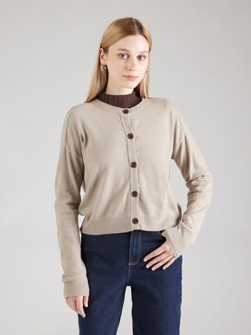 VERO MODA Gebreid vest 'VMFantastic' in Beige: voorkant