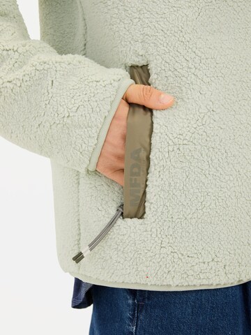 CAMEL ACTIVE Fleecejacke mit Stehkragen in Grün