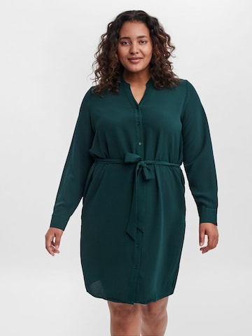 Vero Moda Curve Kleid in Grün: front
