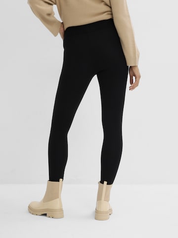 bonprix Skinny Legíny - Čierna