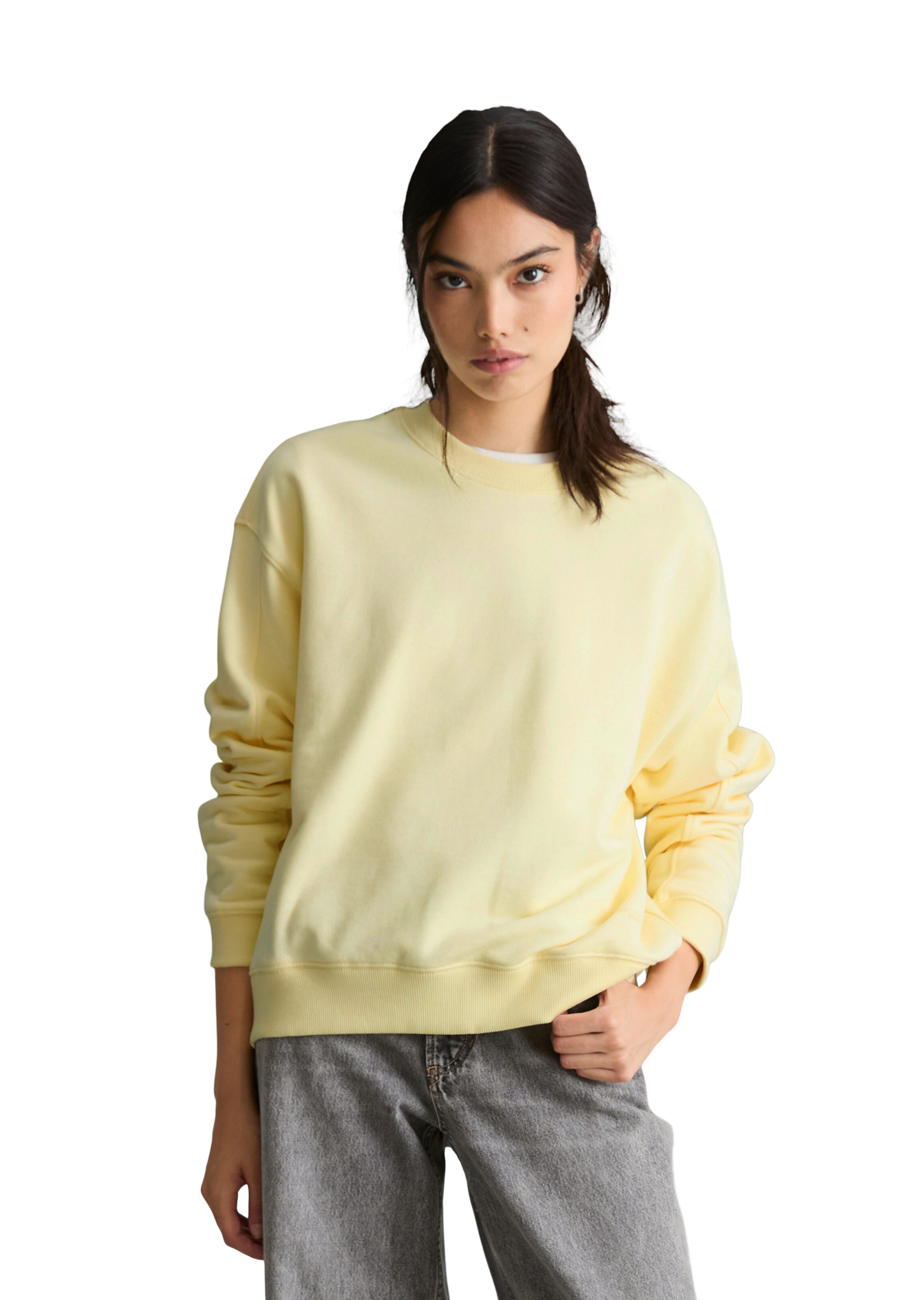 Sweat-shirt Marc O'Polo DENIM en jaune : devant
