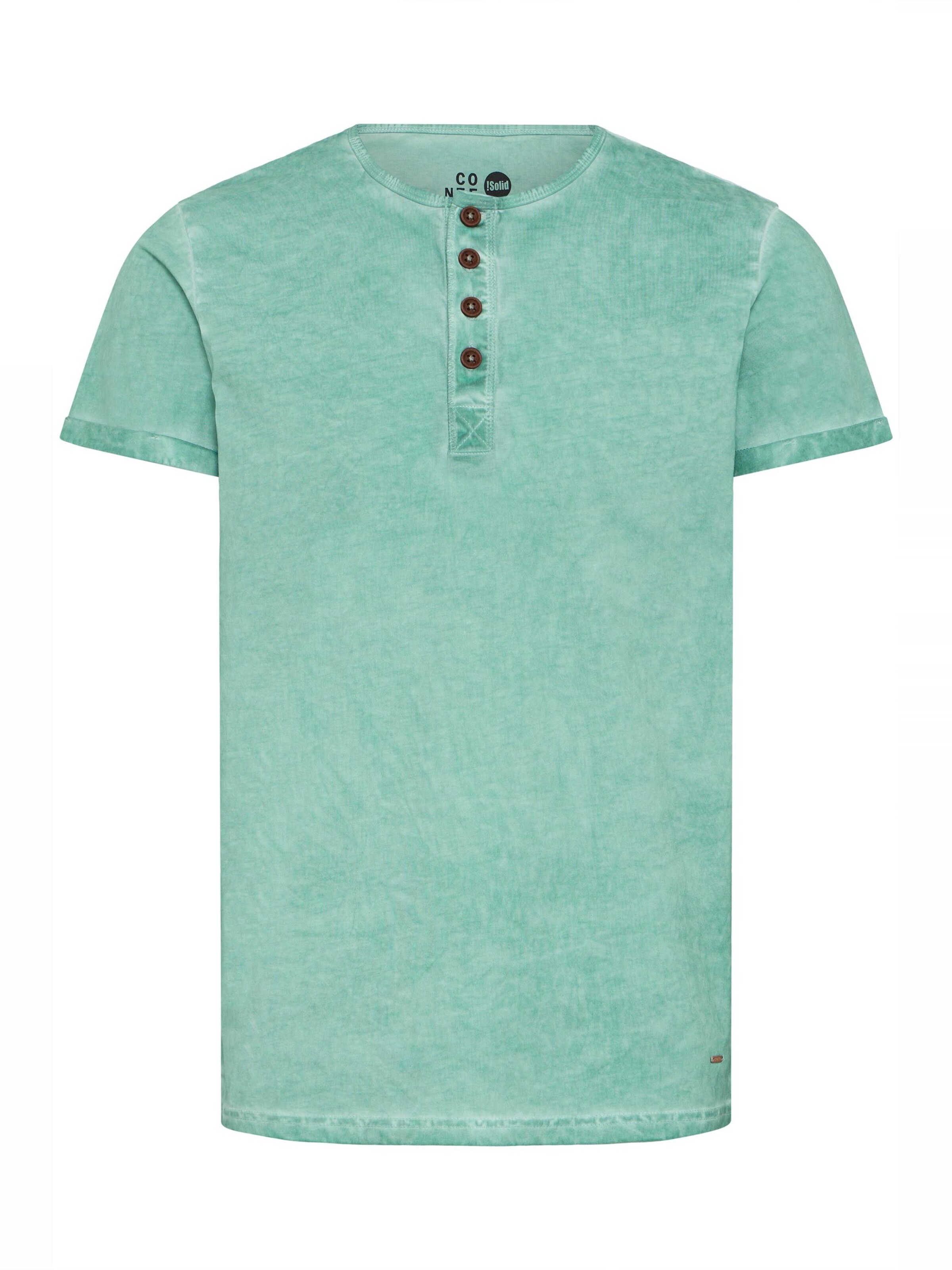 !Solid - Camisa 'Tihn' em azul: frente