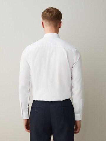 Next Regular fit Button Up Shirt in White