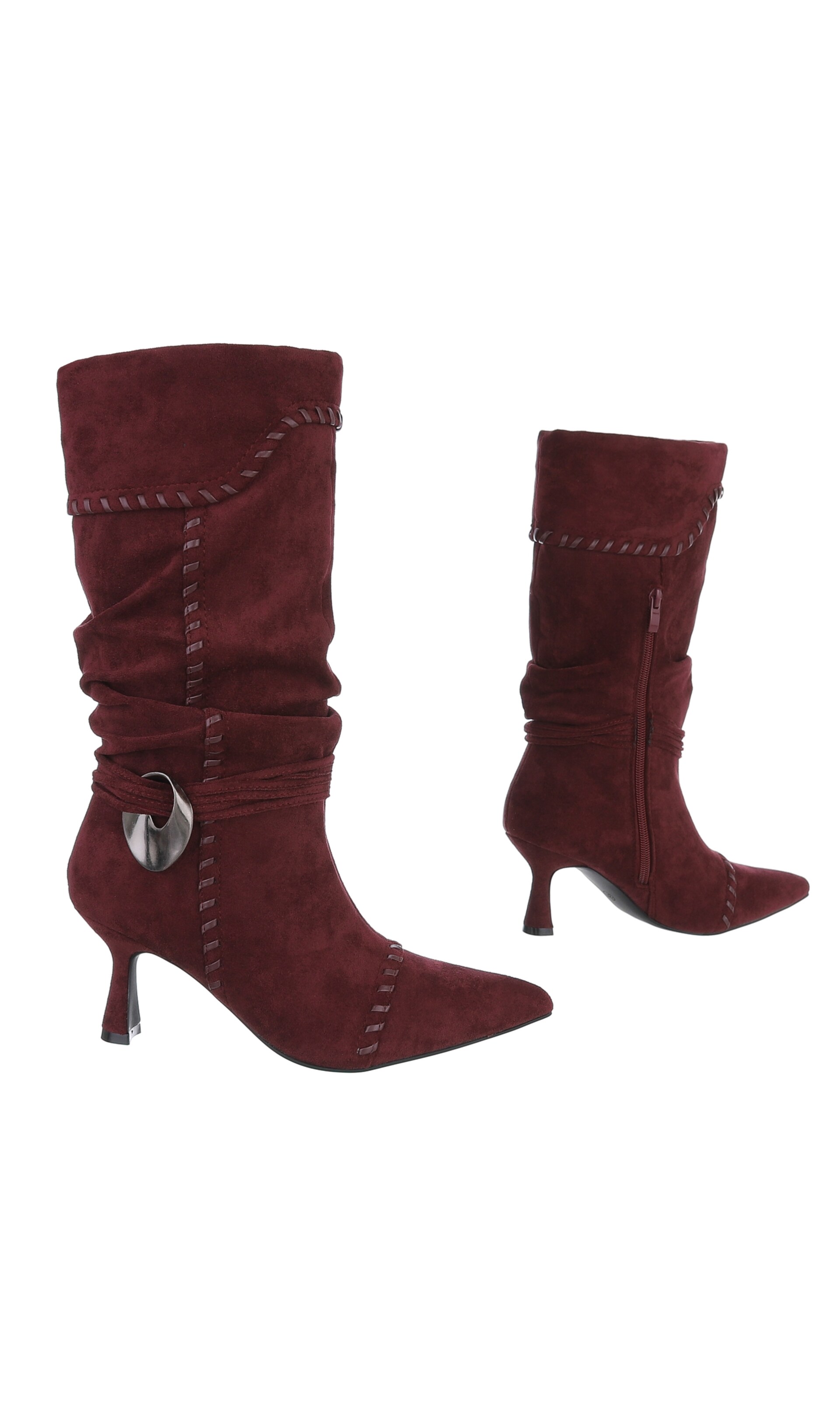 Ital-Design Stiefel in Rot