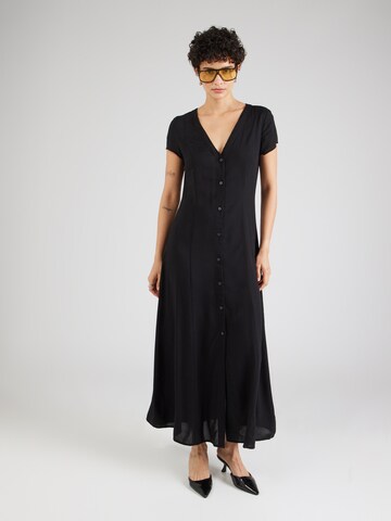 Monki Shirt dress in Black: front