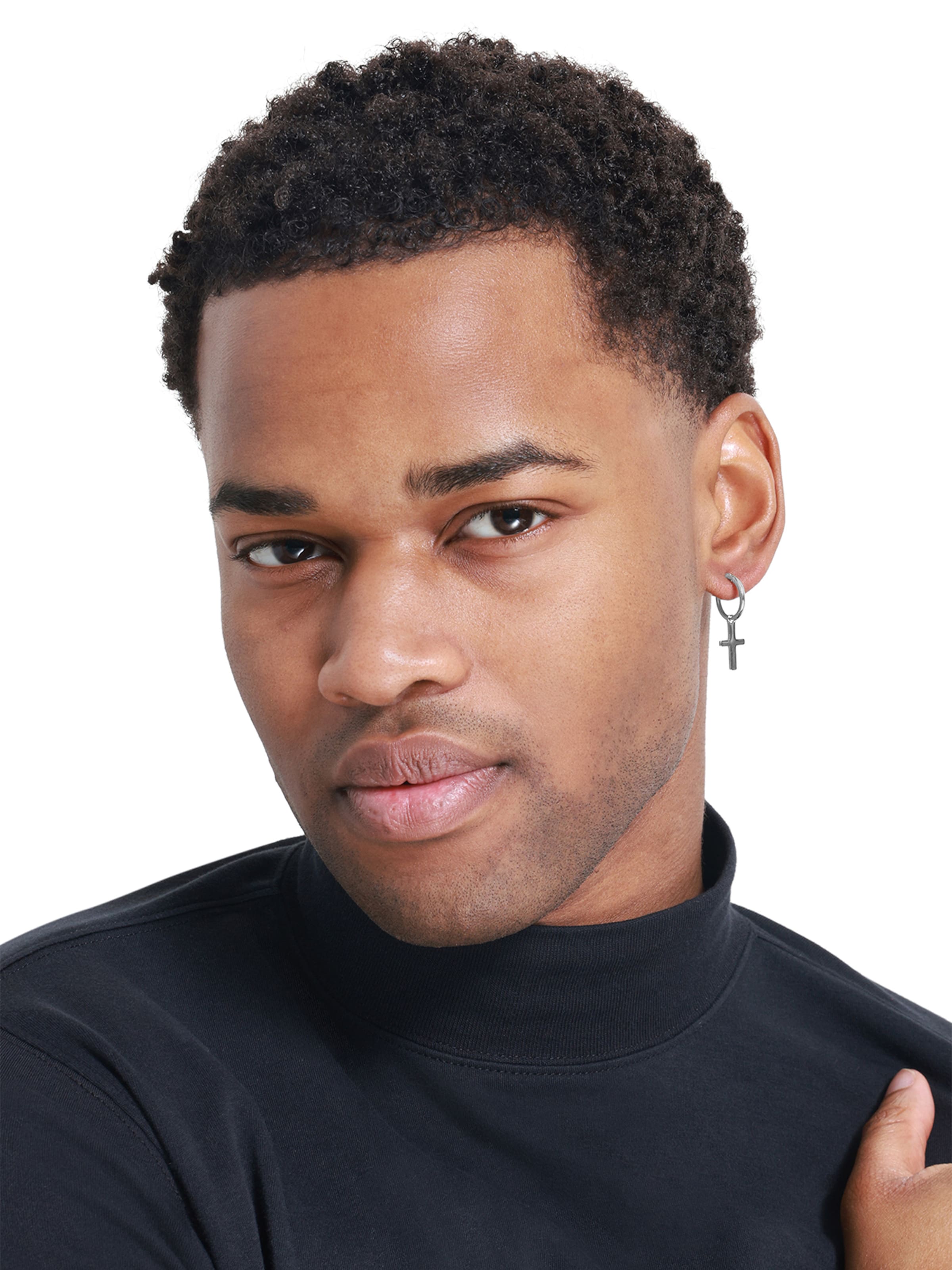 Heideman Earring 'Philipp' in Silver: front