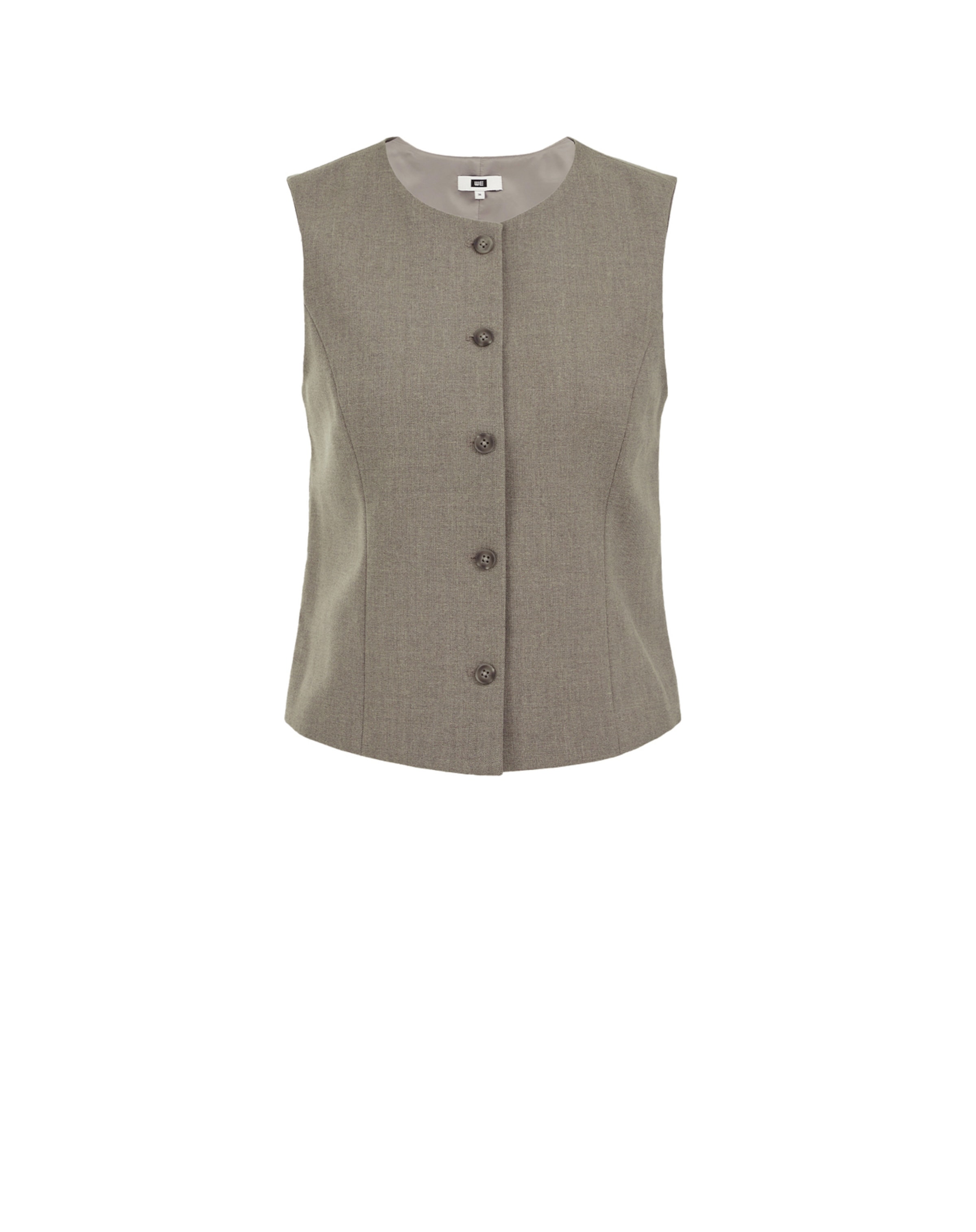 pelēks WE Fashion Veste: no priekšpuses