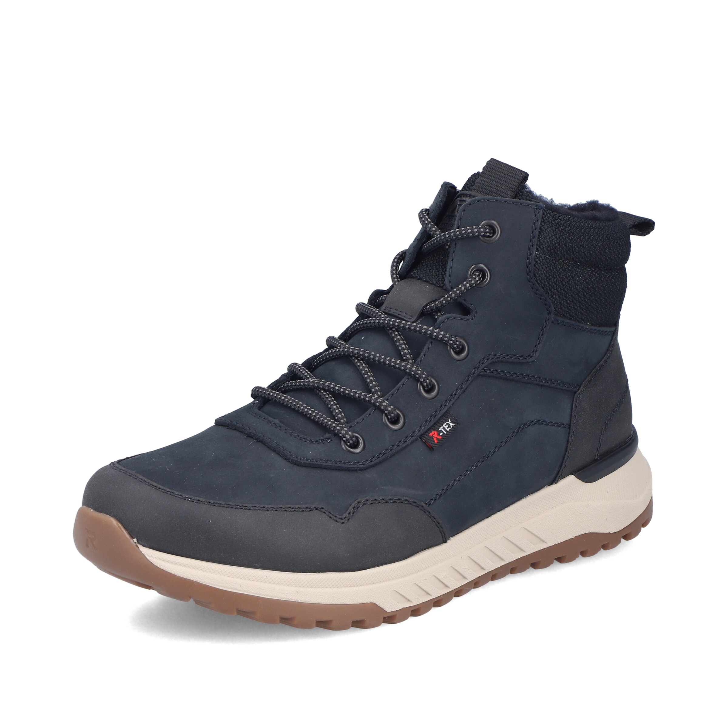 Bottines à lacets ' U0110 ' Rieker en bleu : devant