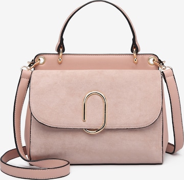 Miss Lulu Shoulder Bag in Pink: front