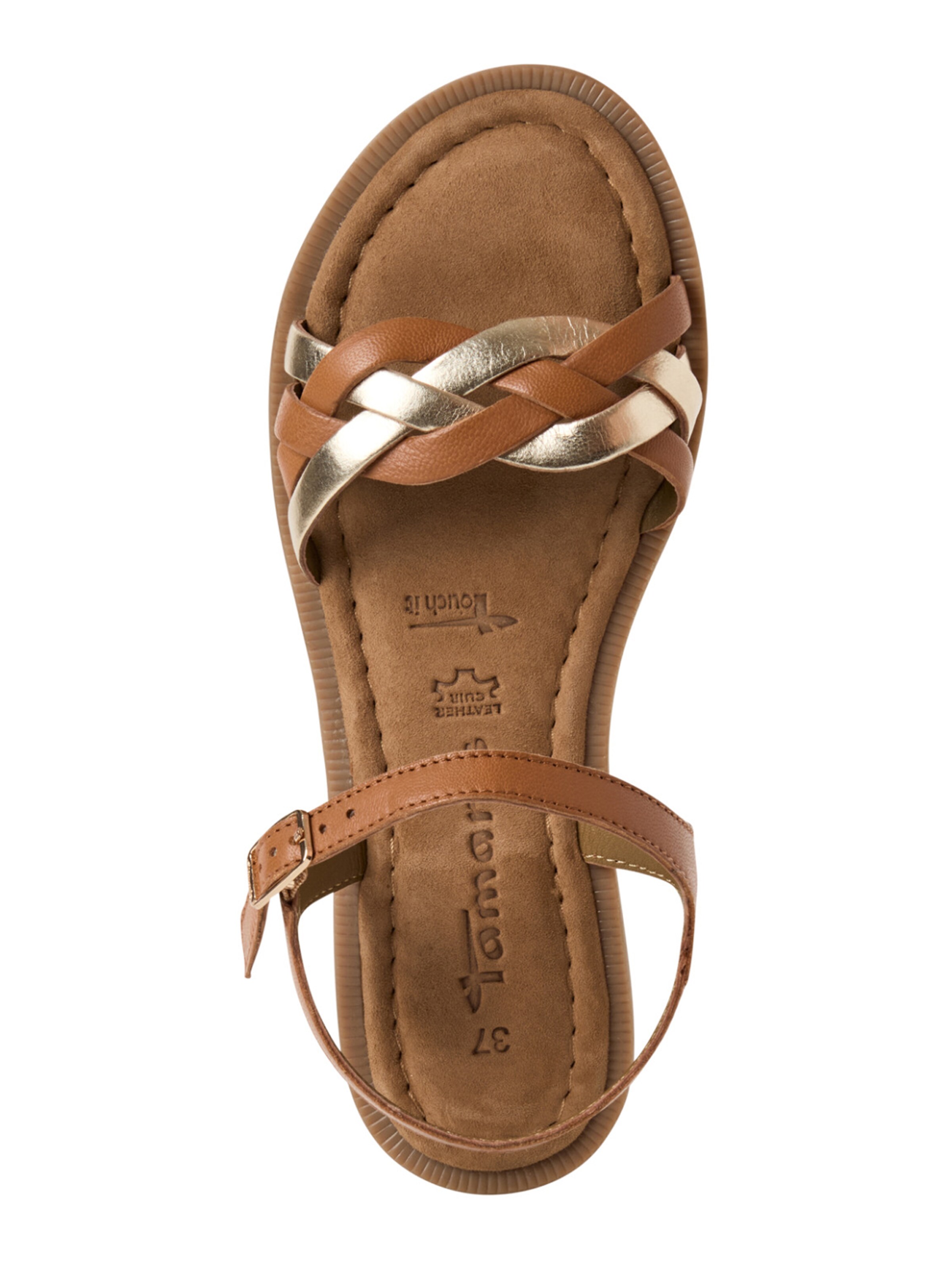 Sandales à lanières Tamaris en marron