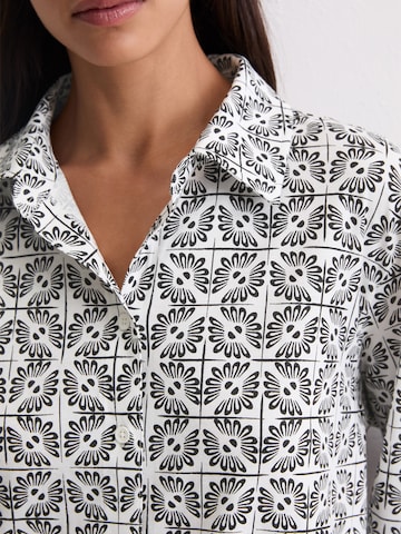 Marc O'Polo Slaapshirt ' Mix N Match Cotton Jersey ' in Grijs