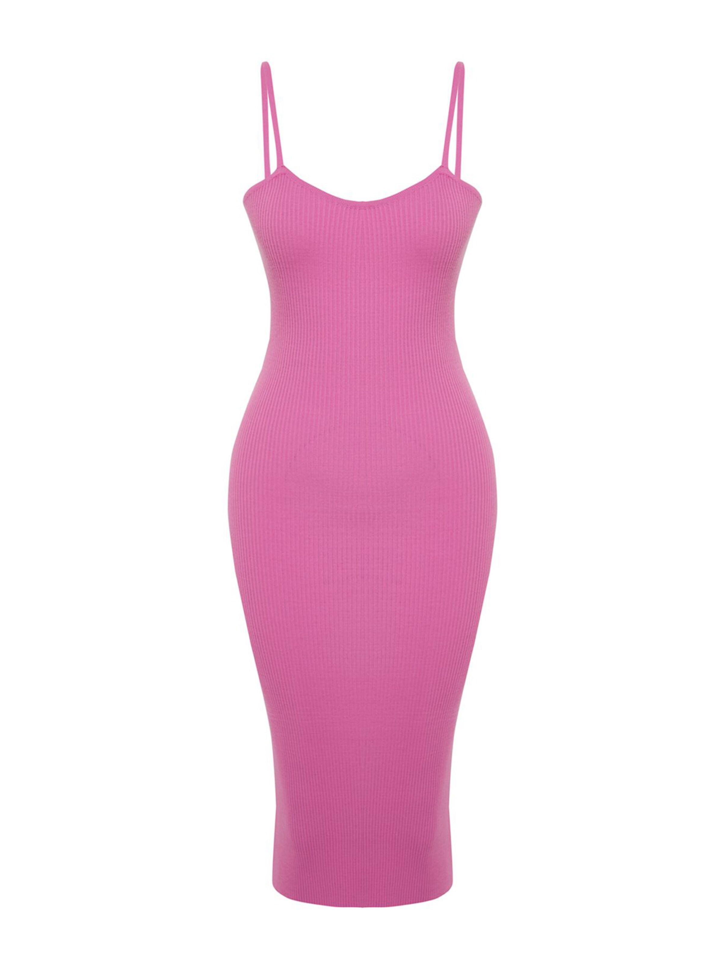Trendyol - Vestido de punto en rosa