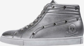 Scalpers Korkeavartiset tennarit värissä hopea: etupuoli