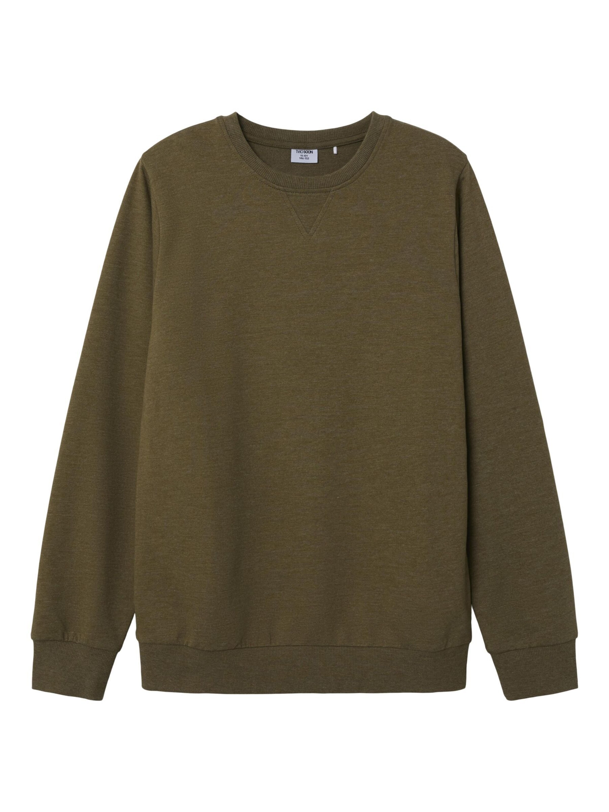 TWO SOON Mikina – zelená: přední strana