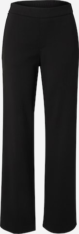 MAC Bootcut Spodnie 'Chiara' w kolorze czarny: przód