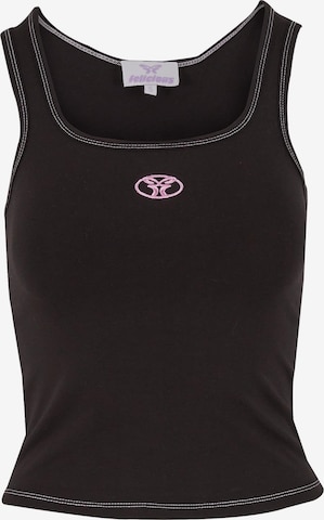 juoda Felicious Palaidinė be rankovių: priekis