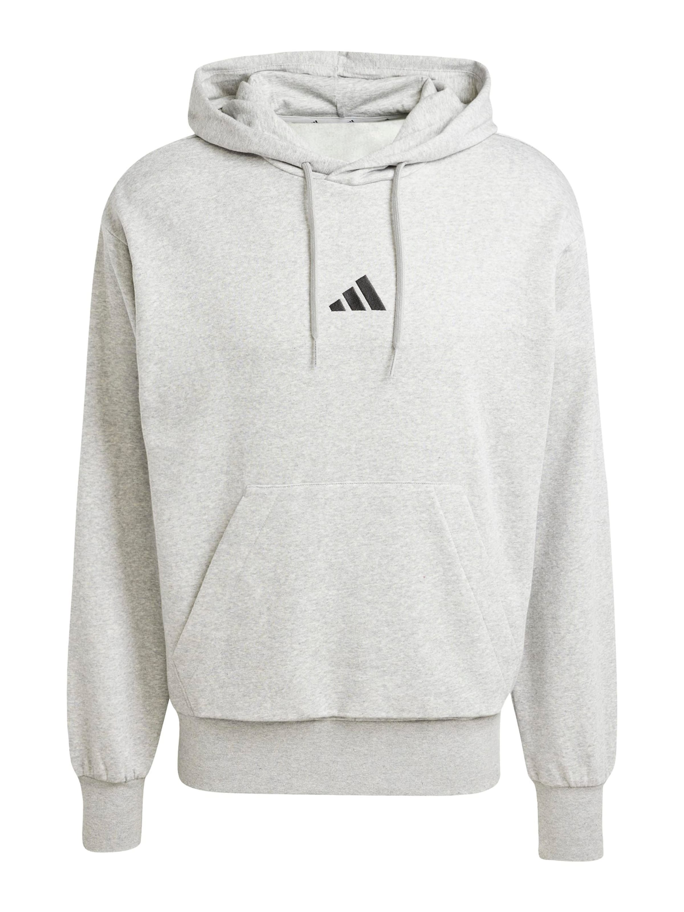 ADIDAS SPORTSWEAR Αθλητική μπλούζα φούτερ 'Essentials' σε γκρι: μπροστά
