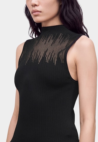 HUGO - Top de malha 'Sieffy' em preto