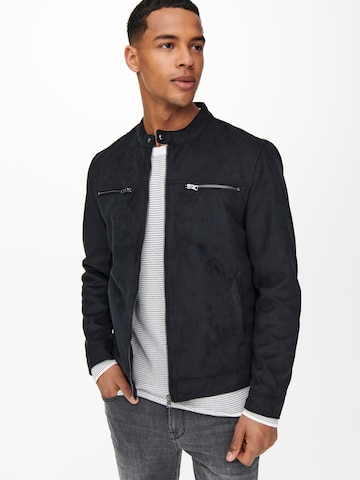 Only & Sons Between-Season Jacket 'Willow' in Black