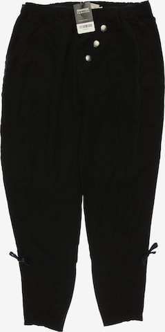 Cream Pants in M in Black: front