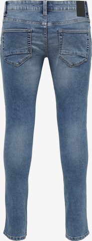 Coupe slim Jean 'Loom' Only & Sons en bleu