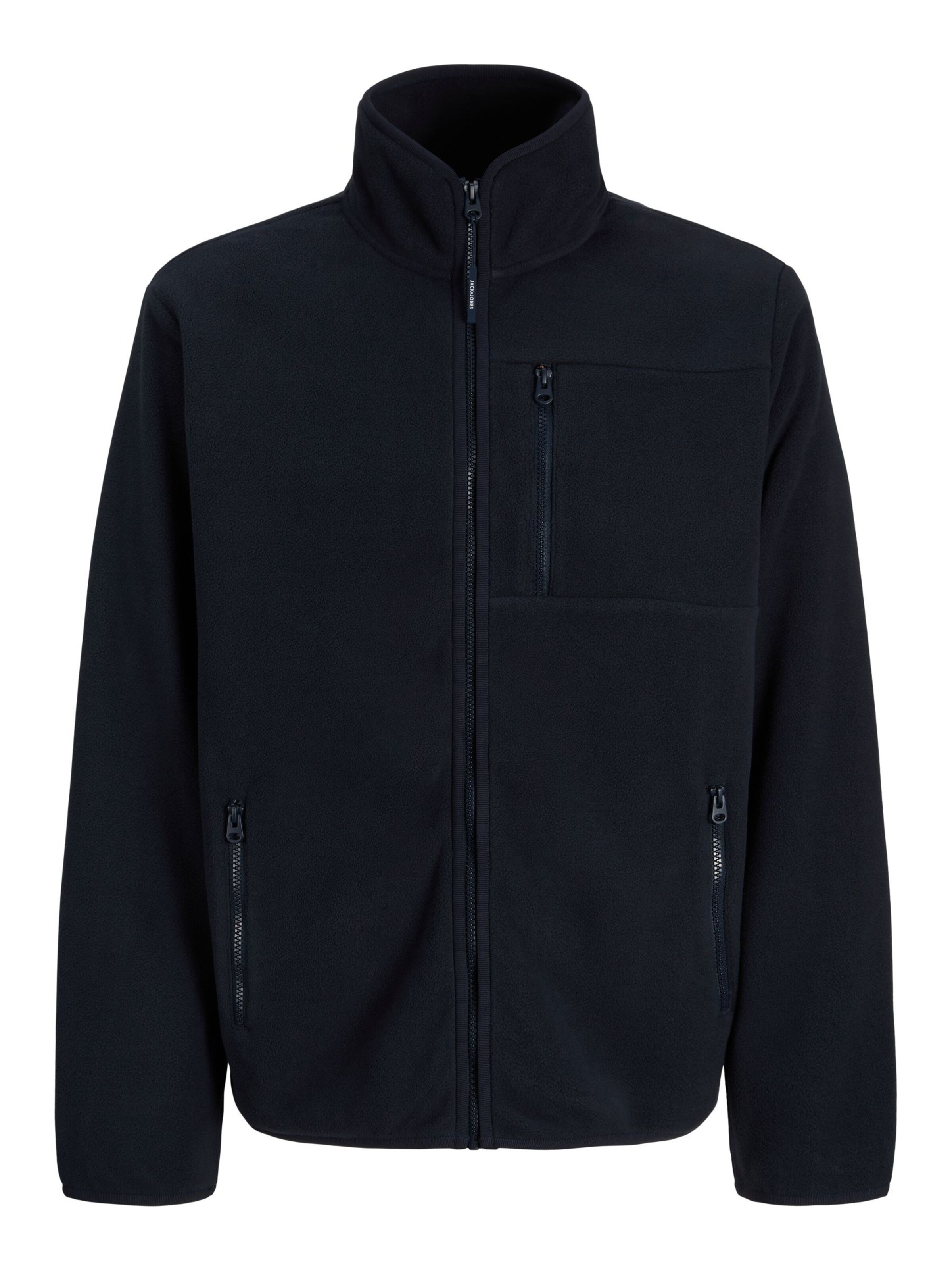 JACK & JONES Fleecejacke in Blau: Vorderseite